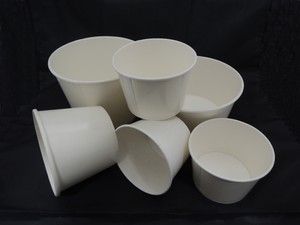 全白紙湯碗系列(可客製化印刷)